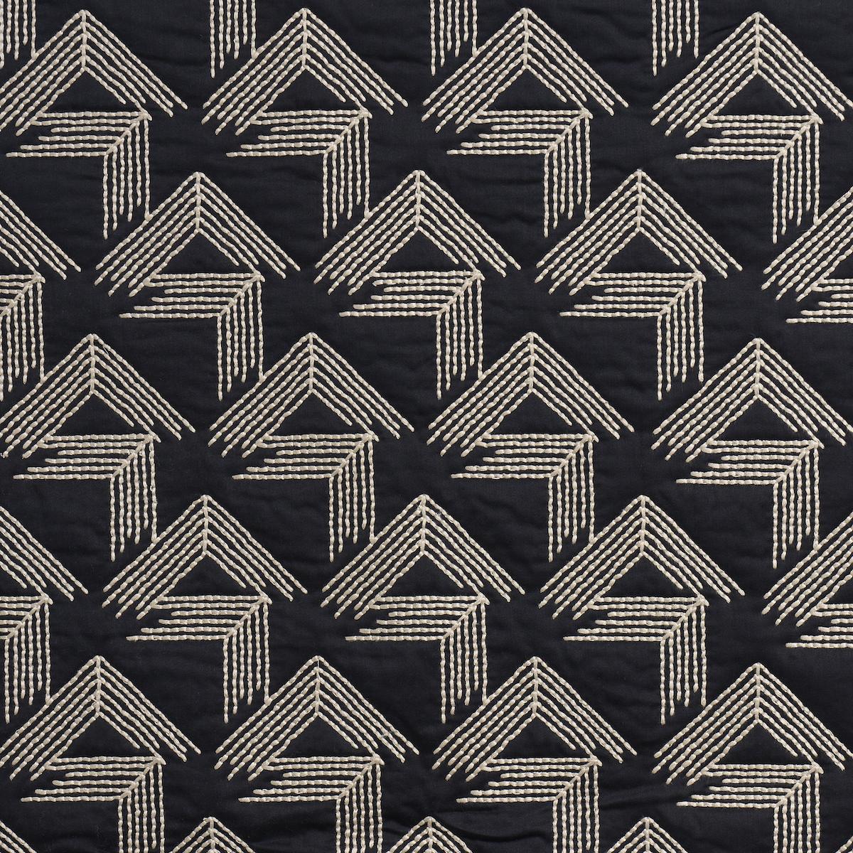 Schumacher V Step Black Fabric