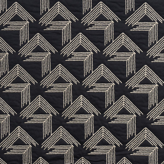 Schumacher V Step Black Fabric