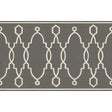 Cole & Son PARTERRE BORDER CHARCOAL Wallpaper