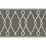 Cole & Son PARTERRE BORDER CHARCOAL Wallpaper