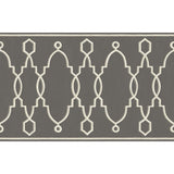 Cole & Son PARTERRE BORDER CHARCOAL Wallpaper