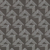 Schumacher V Step Charcoal Fabric