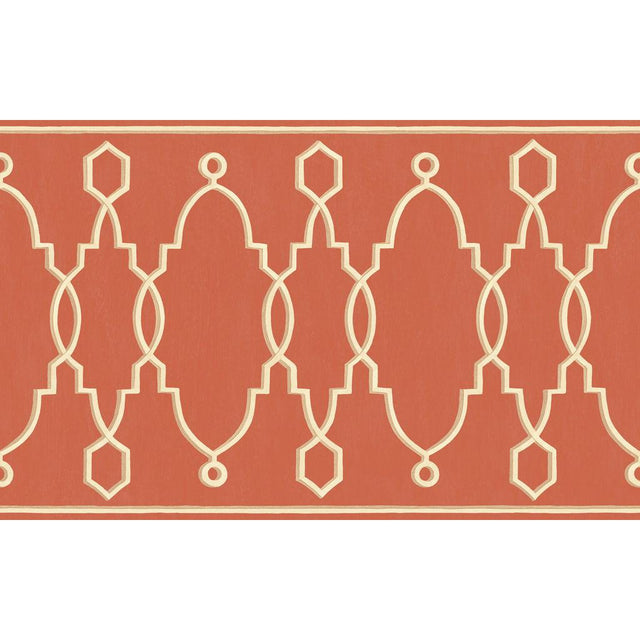 Cole & Son PARTERRE BORDER RED Wallpaper