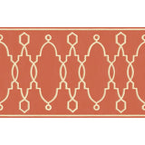Cole & Son PARTERRE BORDER RED Wallpaper