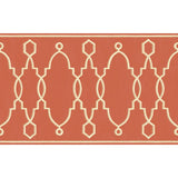 Cole & Son PARTERRE BORDER RED Wallpaper