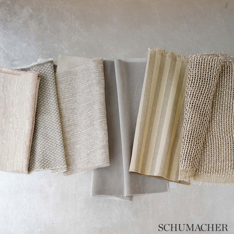 Schumacher Bayeux Velvet Mineral Fabric