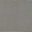 Schumacher Geoffrey Metallic Stripe Smoke Fabric