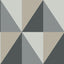 Cole & Son APEX GRAND GREY AND BLACK Wallpaper