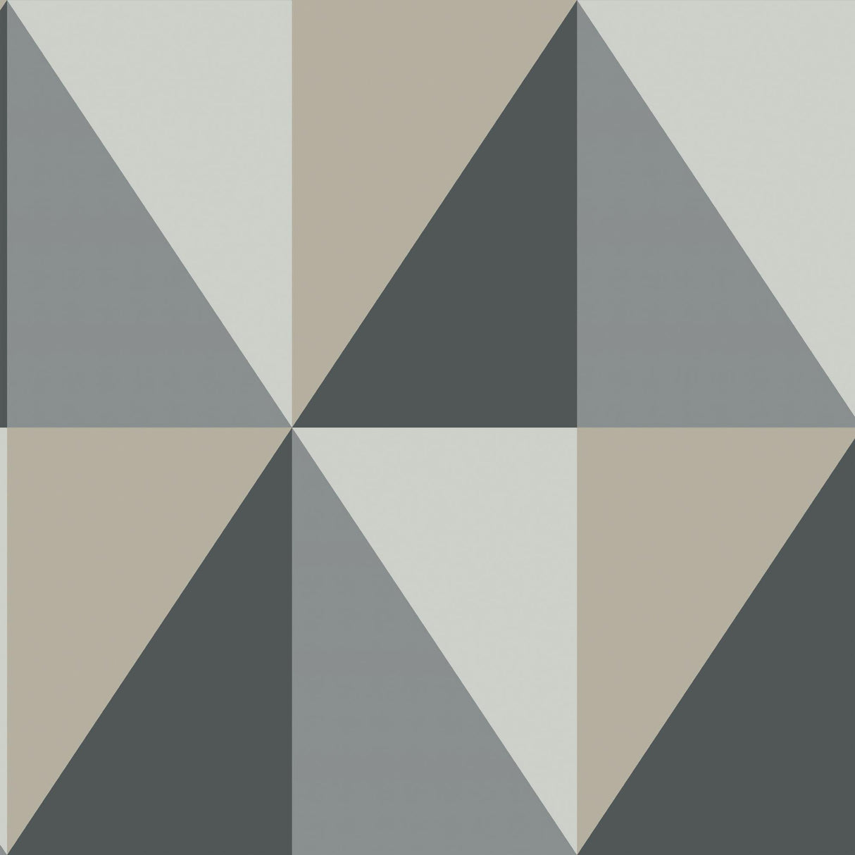 Cole & Son APEX GRAND GREY AND BLACK Wallpaper