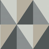 Cole & Son APEX GRAND GREY AND BLACK Wallpaper