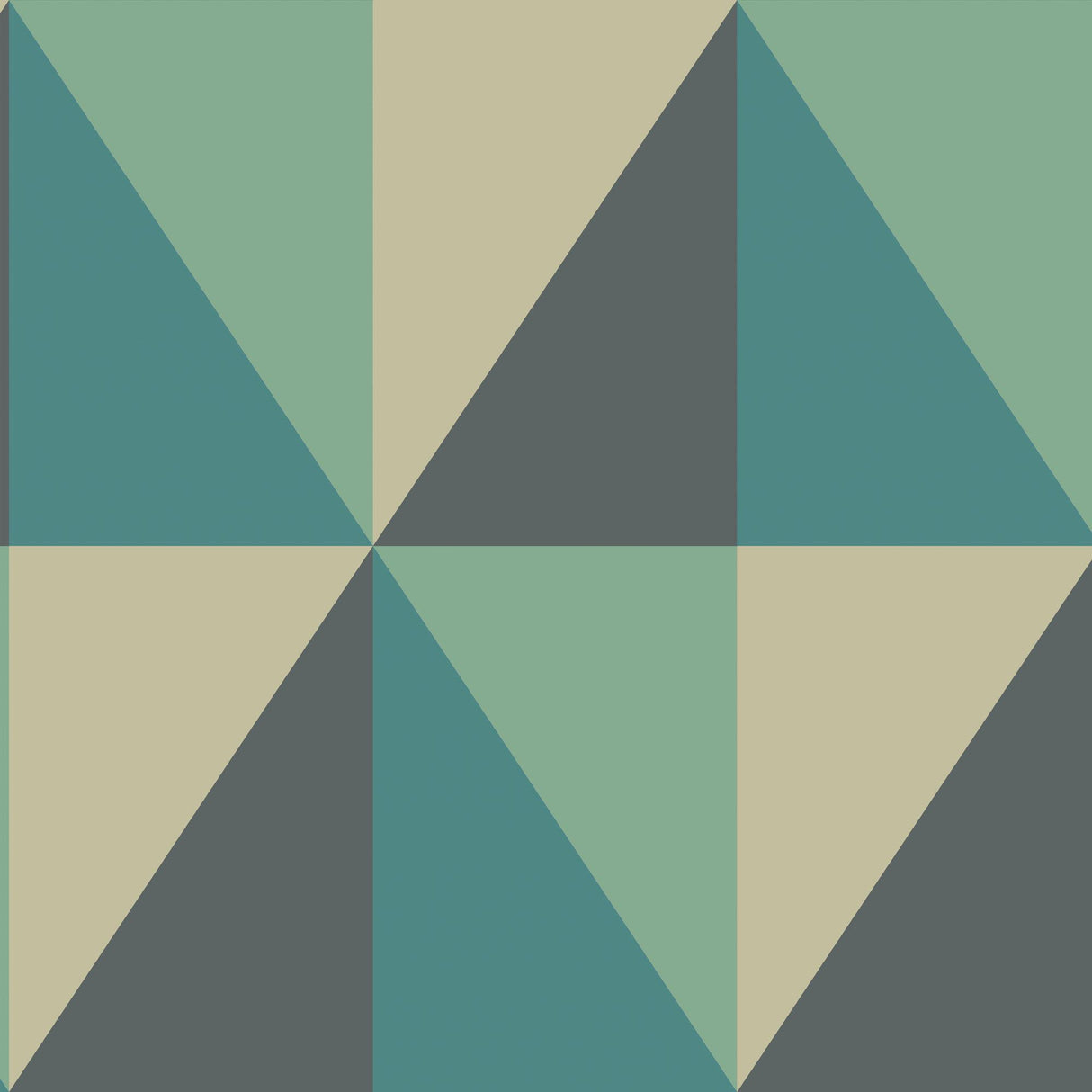 Cole & Son APEX GRAND TEAL Wallpaper