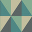 Cole & Son APEX GRAND TEAL Wallpaper