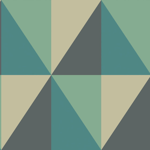 Cole & Son APEX GRAND TEAL Wallpaper