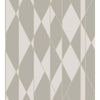 Cole & Son Oblique Grey And White Wallpaper