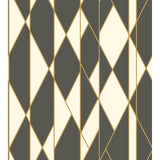 Cole & Son Oblique Black And White Wallpaper