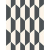 Cole & Son Tile Black And White Wallpaper