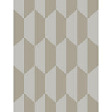 Cole & Son Tile Grey And Silver Wallpaper