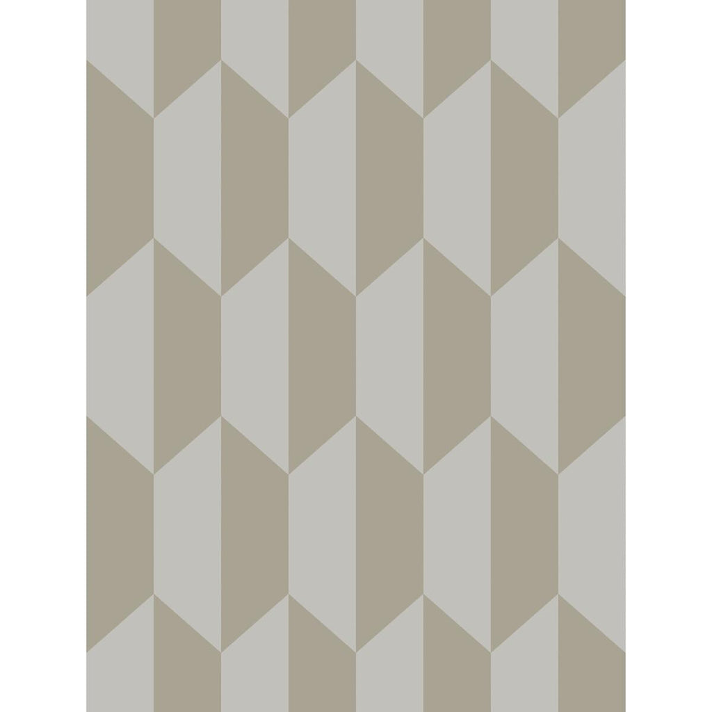 Cole & Son Tile Grey And Silver Wallpaper
