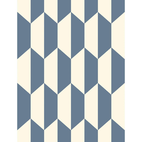 Cole & Son Tile Blue And White Wallpaper
