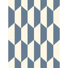 Cole & Son Tile Blue And White Wallpaper