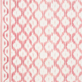 Schumacher Santa Monica Ikat Faded Red Fabric
