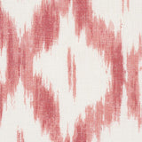 Schumacher Santa Monica Ikat Faded Red Fabric