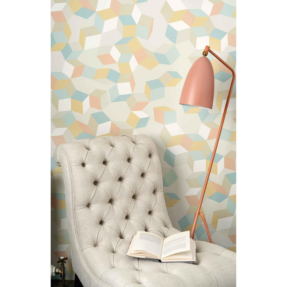 Cole & Son PUZZLE PALE PASTEL Wallpaper