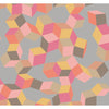 Cole & Son Puzzle Pink And Orange Wallpaper