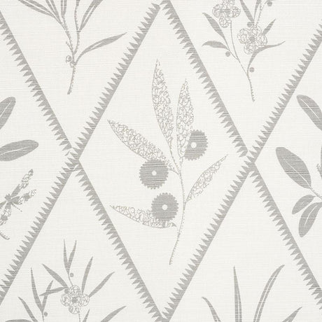 Schumacher Endimione Grey Fabric