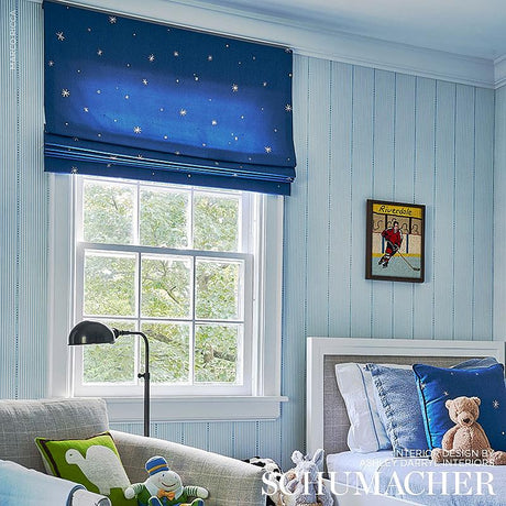 Schumacher Calisto Cobalt Fabric