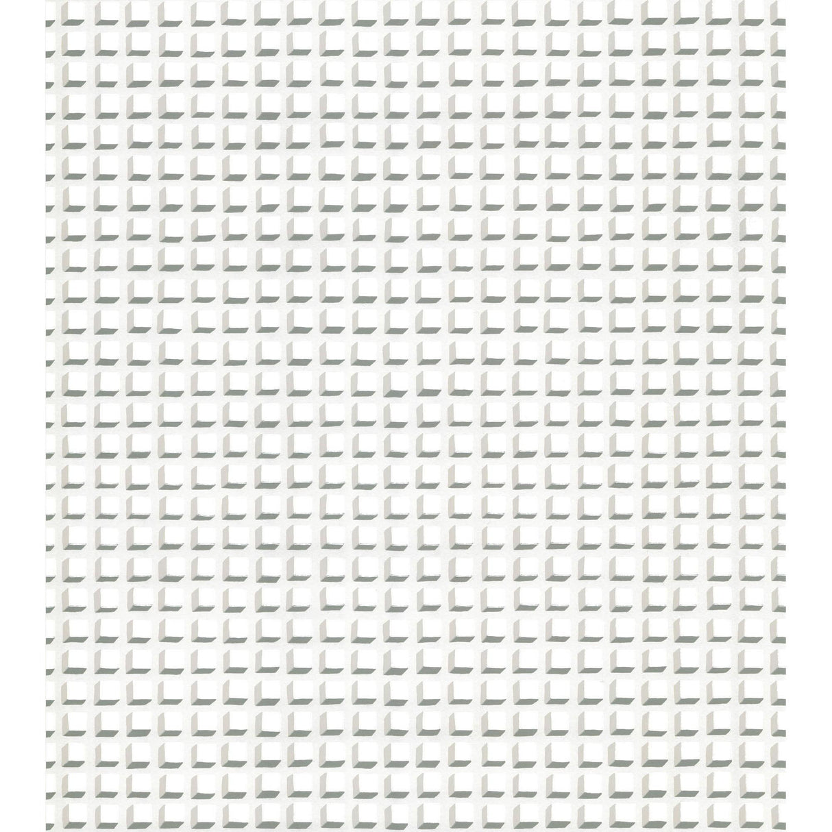 Cole & Son MOSAIC WHITE AND WHITE Wallpaper