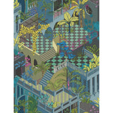 Cole & Son MIAMI NAVY AND PINK Wallpaper