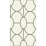 Cole & Son RIVIERA BLACK AND WHITE Wallpaper