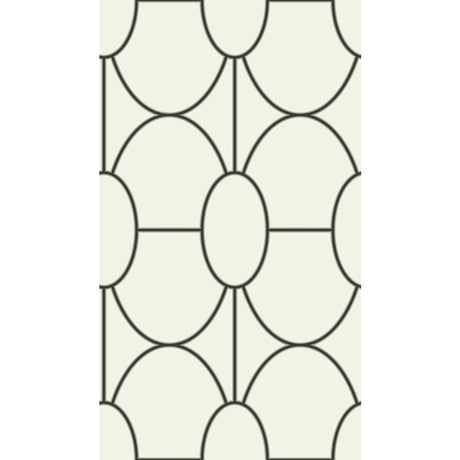 Cole & Son RIVIERA BLACK AND WHITE Wallpaper