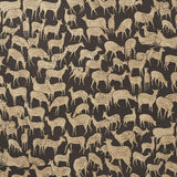 Schumacher Fauna Carbon Fabric