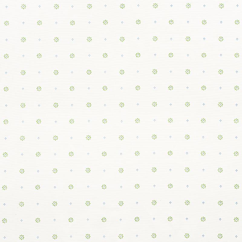 Schumacher Suna Floral Green Fabric