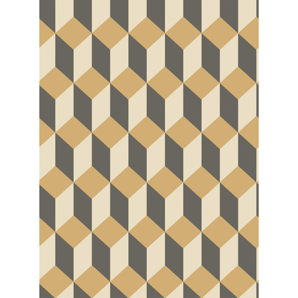 Cole & Son DELANO GOLD AND BLACK Wallpaper
