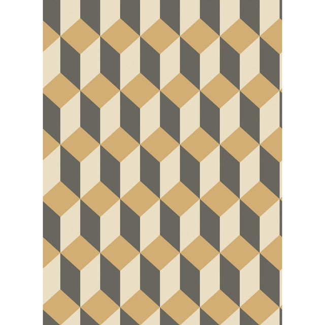 Cole & Son DELANO GOLD AND BLACK Wallpaper
