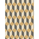 Cole & Son DELANO GOLD AND BLACK Wallpaper