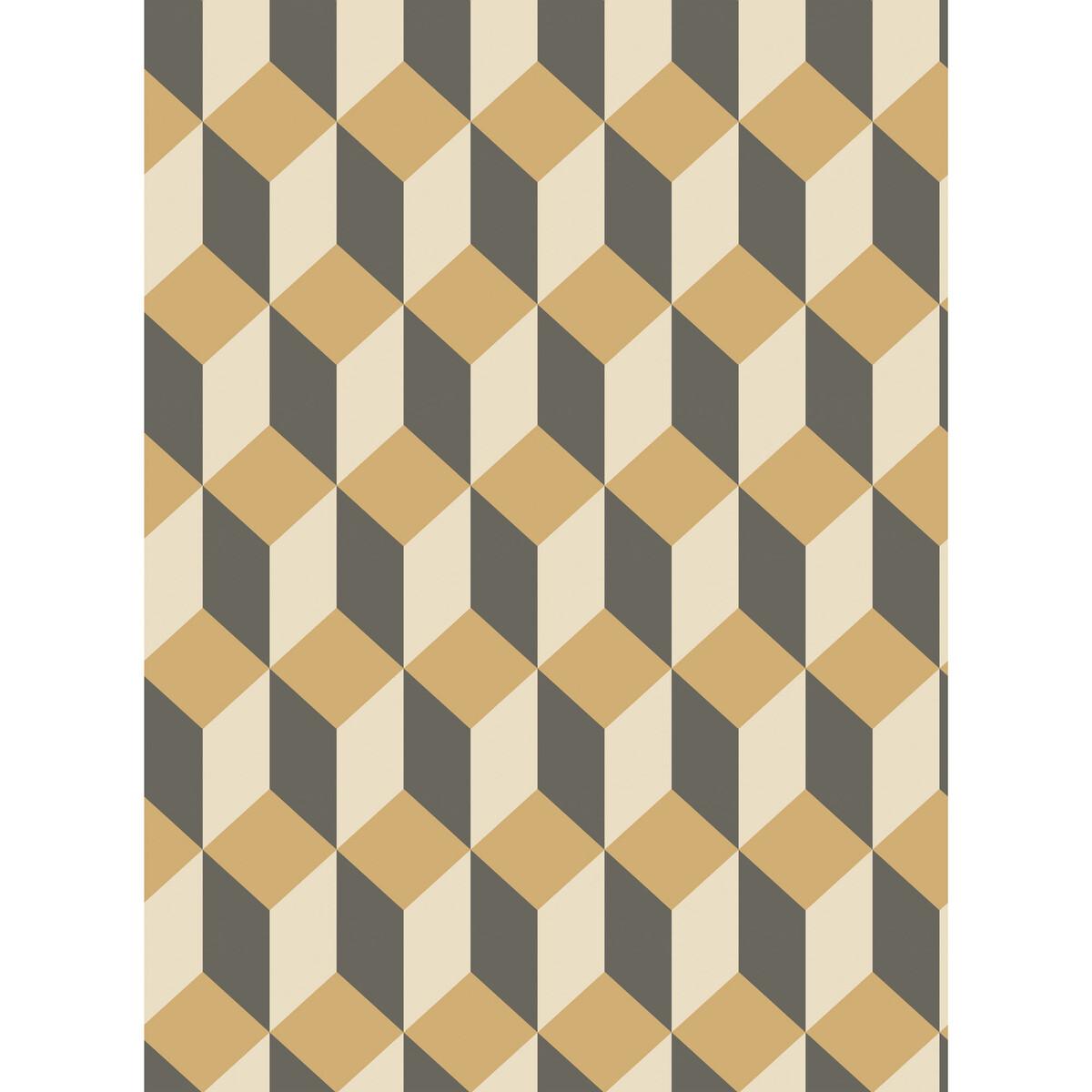 Cole & Son Delano Gold And Black Wallpaper