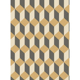 Cole & Son Delano Gold And Black Wallpaper