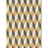 Cole & Son DELANO GOLD AND BLACK Wallpaper
