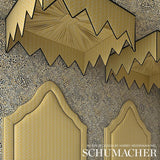 Schumacher Leaping Leopards Yellow Fabric