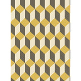 Cole & Son DELANO YELLOW AND BLACK Wallpaper