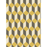 Cole & Son Delano Yellow And Black Wallpaper