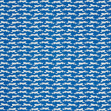 Schumacher Leaping Leopards Blue Fabric