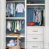 Schumacher Leaping Leopards Blue Fabric