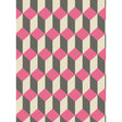 Cole & Son DELANO PINK AND BLACK Wallpaper