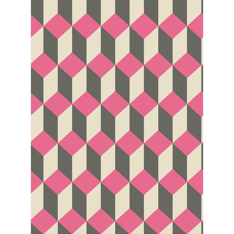 Cole & Son DELANO PINK AND BLACK Wallpaper