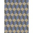 Cole & Son DELANO BLUE AND BLACK Wallpaper